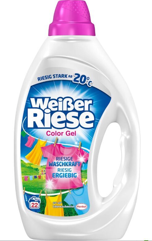 Weisser Riese veļas mazgāšanas līdzeklis krāsainai veļai, 22 mazgāšanas reizēm 